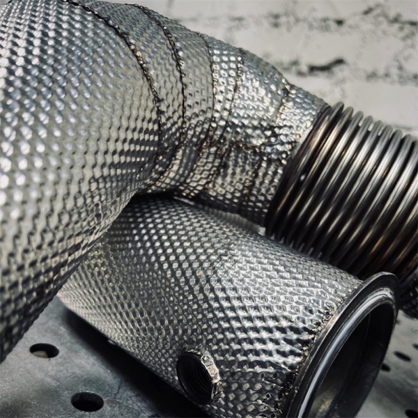 embossed heat shield material