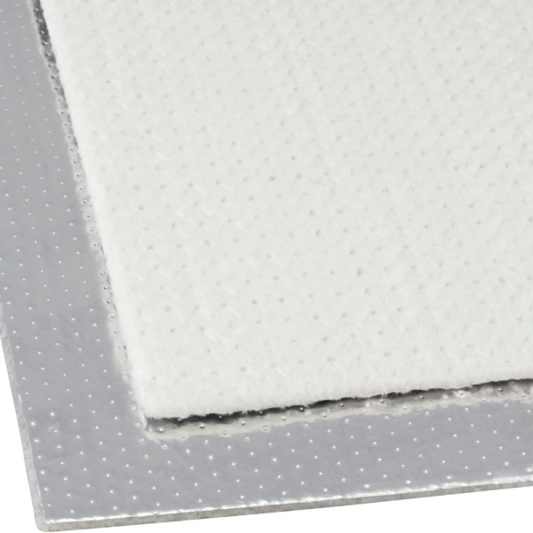Adhesive backed heat shield mat for transmission tunnel Adhesive backed heat shield mat for transmission tunnel