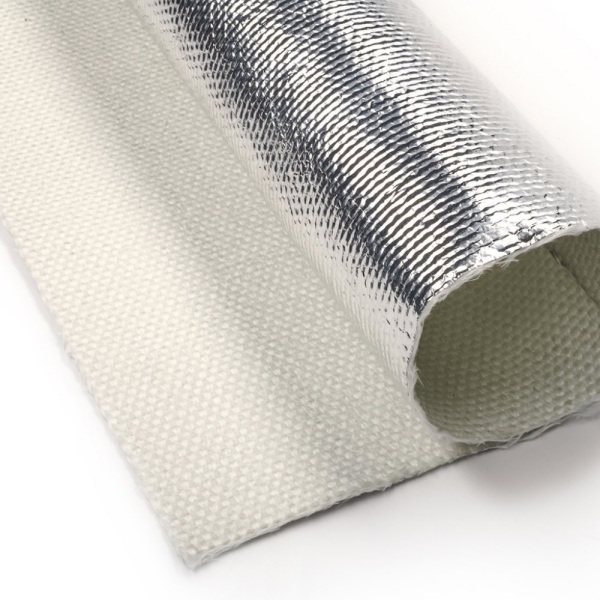 Adhesive backed aluminum silica heat barrier sheet Adhesive backed aluminum silica heat barrier sheet