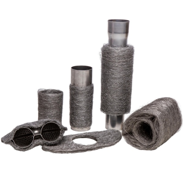 stainless wool muffler packing